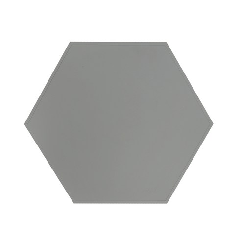 에이드엘 헥사곤 실리콘 테이블매트, 다크그레이, 395 x 343 mm
