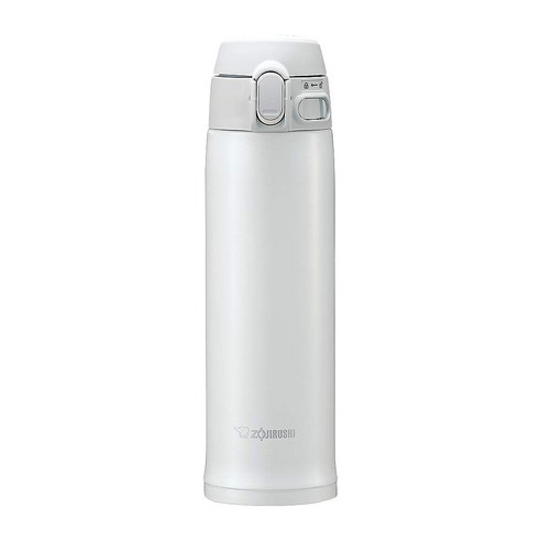 조지루시 보온 보냉 원터치 텀블러 SM-TA48, 화이트, 480ml