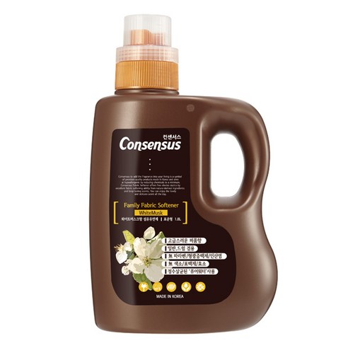 컨센서스 패밀리 섬유유연제 화이트머스크 본품, 1.8L, 1개