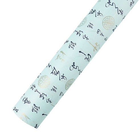 포포팬시 한문 한지포장지 53cm x 20m, 하늘, 1개