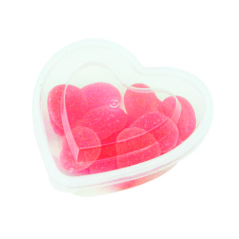 도나앤데코 PP내열 하트소스컵 120ml 9.8 x 9.5 x 3 cm + 뚜껑, 1개, 100세트