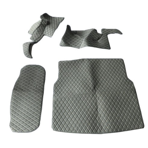 JIAODIAN 프리미엄 퀼팅 트렁크 매트 그레이, 벤츠, E 2009~2010년