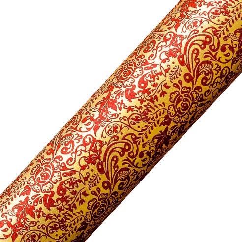 영프라자 르네 종이롤 포장지 53cm x 20m, 금색, 1개