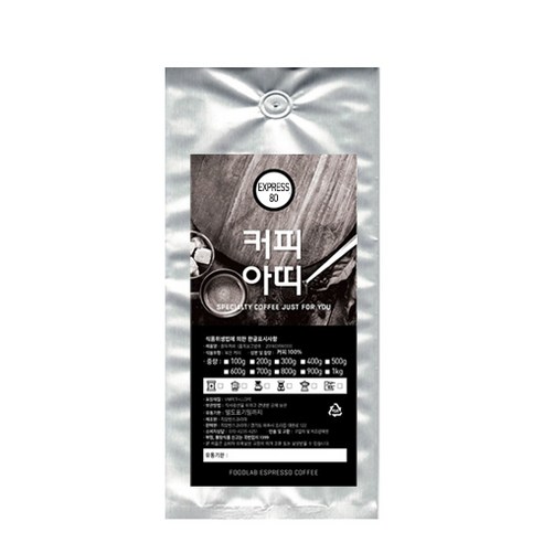 커피아띠 EXPRESS 80 분쇄 커피, 더치커피, 500g, 1개