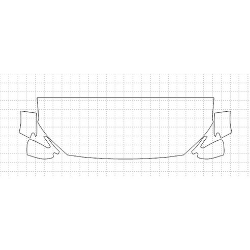 헥시스 현대 코나 ULTIMATE 2018 PVC PPF 보호필름 차량용 가드용품, 14. HFM 60.96cm, STRAIGHT, 1개