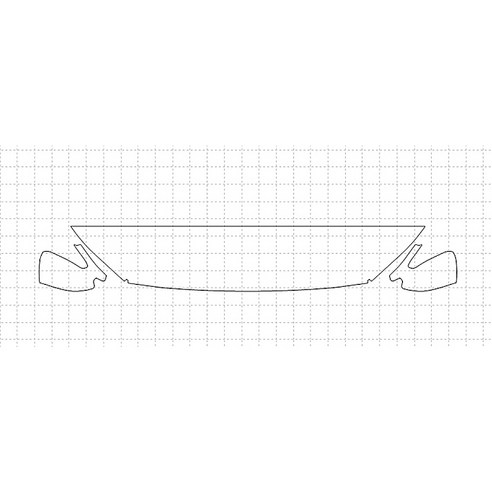 헥시스 현대 코나 ULTIMATE 2018 PVC PPF 보호필름 차량용 가드용품, 07. HFM 30.48cm, STRAIGHT, WRAPPED, 1개