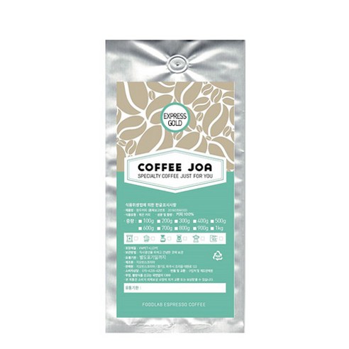COFFEEJOA EXPRESS GOLD 분쇄 커피, 에스프레소(업소용), 200g, 1개