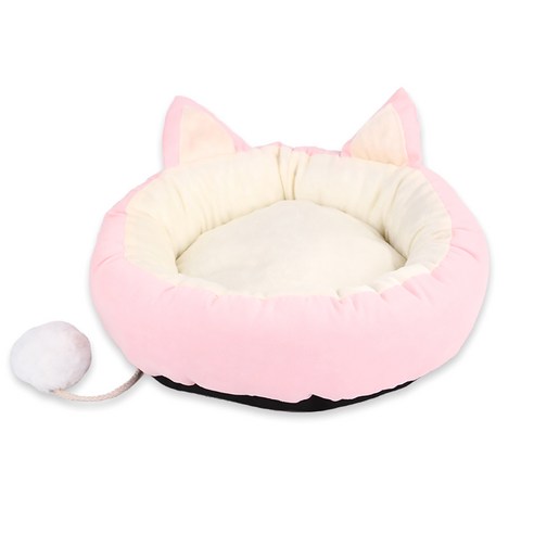 DM 알럽펫 북유럽 고양이 소형 침대, 핑크