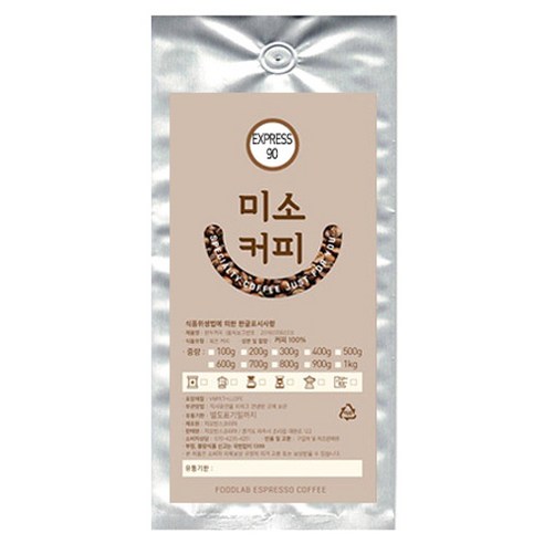 미소커피 원두 EXPRESS 90, 더치커피, 200g