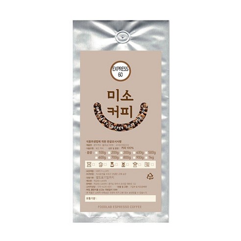 미소커피 EXPRESS 60 분쇄 커피, MOKA EXPRESS, 1000g
