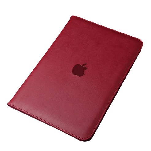 인스타 ipad 로고 가죽 휴대폰케이스, 와인레드