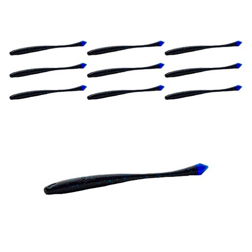 바이오스판 플라스마 테일 루어 11.43cm, Black Blue Flk + Blue, 48g