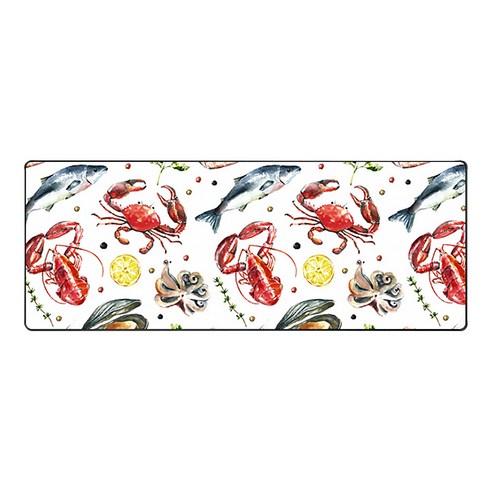 디엠코퍼레이션 알럽컴 과일프린팅 마우스 장패드 800 x 300 x 2 mm, 가재A7, 1개