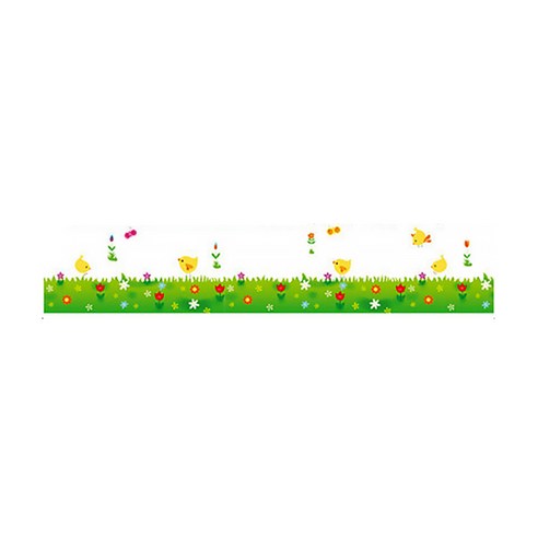 DM 알럽홈 복도 라인 벽 장식 스티커, 763