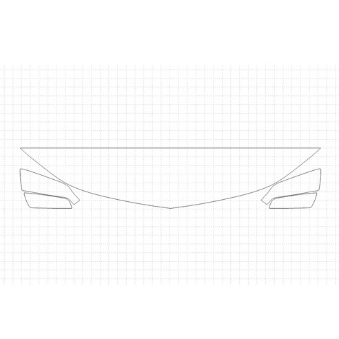 헥시스 쉐보레 이쿼녹스 LT 2018 PVC PPF 보호필름 차량용 가드용품, 17. HFM 30.48cm, STRAIGHT, WRAPPED, 1개