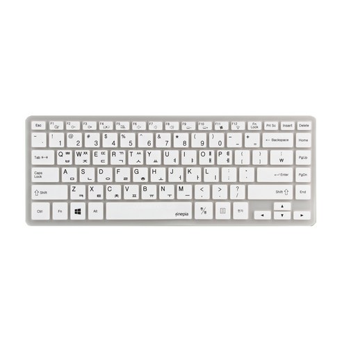 파인피아 삼성 노트북용 문자인쇄 칼라 키스킨 SS06번 / 삼성 NT900X4B / NT900X4C / NP900X4C, 화이트, 1개