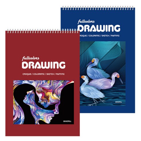 풀컬러즈 전문가용 스케치북 200g 랜덤 발송, 8절, 15매, 2개