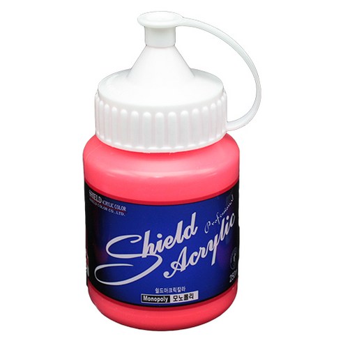 쉴드 모노폴리 아크릴물감 663 Fluorescent Red, 663 Fluorescent  Red, 기본제품구매