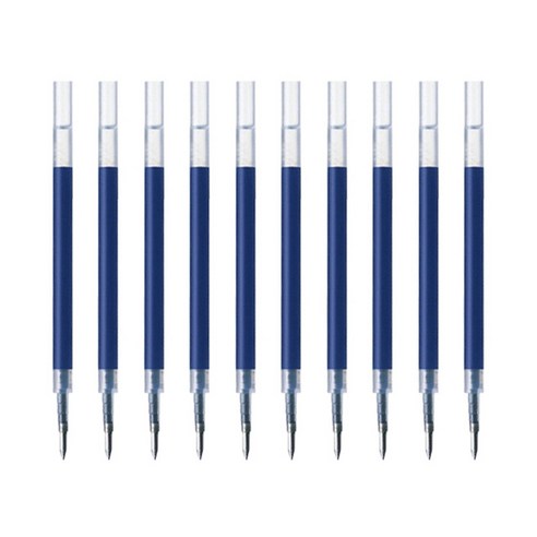 제브라 젤잉크펜 리필심 JF 0.38mm, 블루, 10개