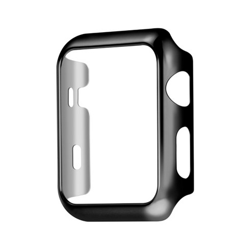 로모코 애플워치 메탈라인 젤리 케이스 42mm, 블랙, 1세트