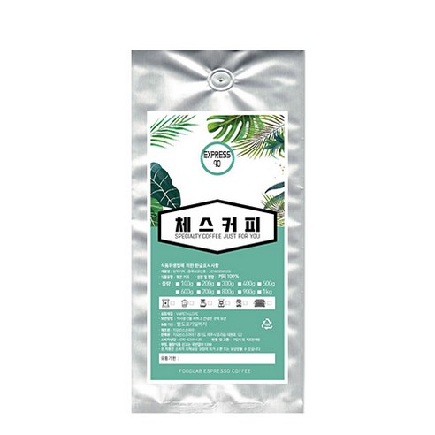 체스커피 원두 EXPRESS 90, 홀빈, 200g, 1개