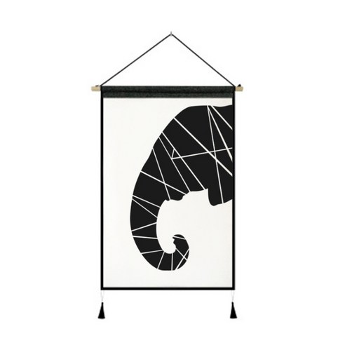 뮤엘 사슴뿔 인테리어 족자, ML07