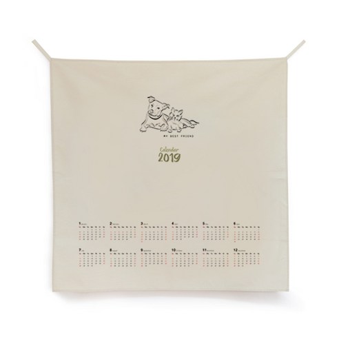 일오구 벽 천장 장식 가랜드 달력, CAL014