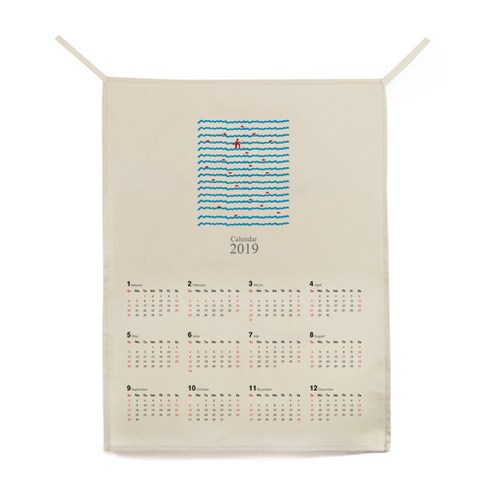 ilogu 벽 천장 장식 가랜드 달력, CAS139