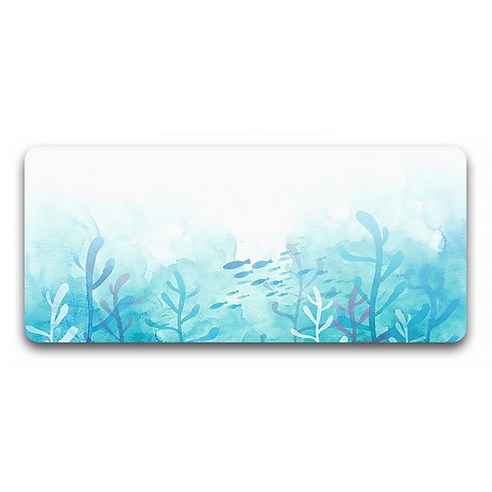DM 알럽컴 릴렉스 마우스 장패드 30 x 80 x 0.3 cm, 해초8, 1개