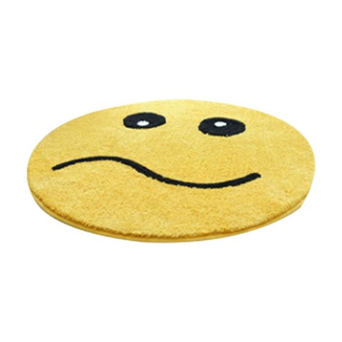 SN 이모티콘 원형 카페트, SN12