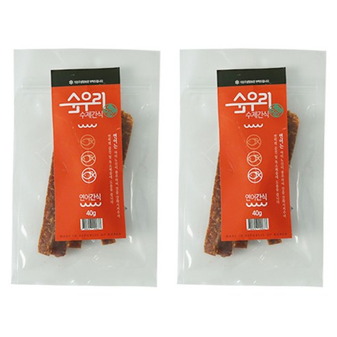 순우리 강아지 수제간식, 연어, 2개입