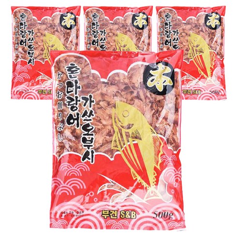 부건 혼다랑어 가쓰오부시, 500g, 4개