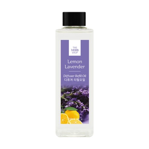 더허브샵 디퓨저 리필 오일, 레몬라벤더, 120ml