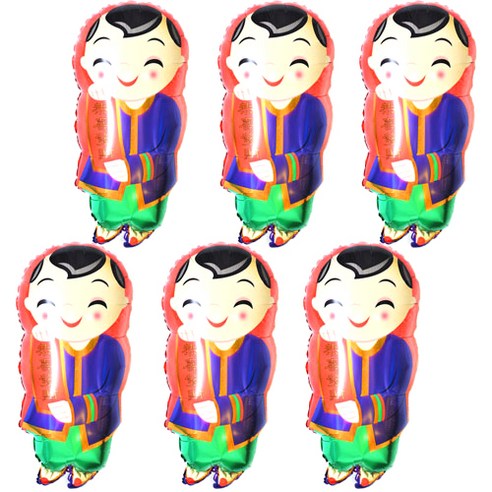 TOCTOC 캐릭터풍선 ver5, CA11, 6개입