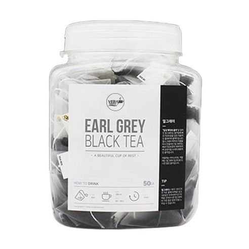 베라티 얼그레이 삼각티백 허브차류, 1.2g, 50개