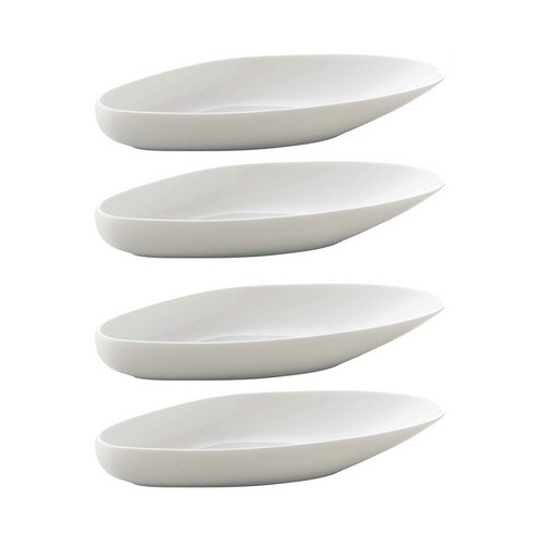 오다도기 키조개 접시 18cm 화이트, 4개입, 단품