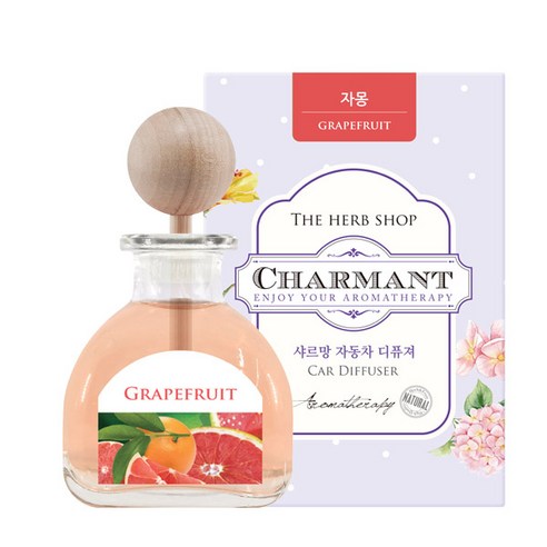 더허브샵 샤르망 자동차 디퓨저 50ml, 자몽, 1개