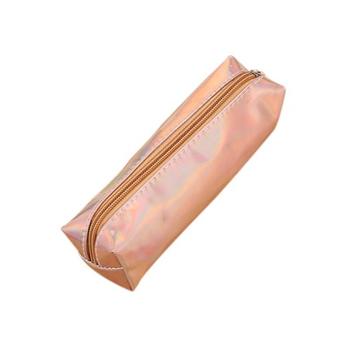 토디아 블링블링 광채 파우치형 필통, 로즈골드, 1개