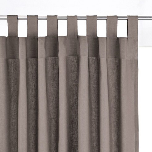 라흐두뜨 바쉐트면 커튼 탭탑 F709146, taupe beige