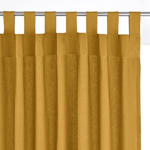 라흐두뜨 바쉐트면 커튼 탭탑 F709146, yellow