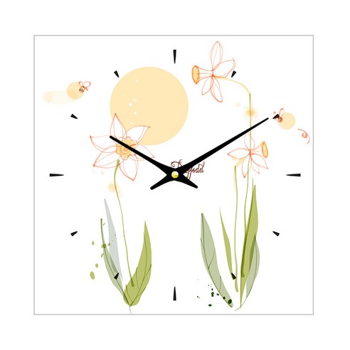 더윤 레티나 모던시계 30 x 30 cm, FLO0054