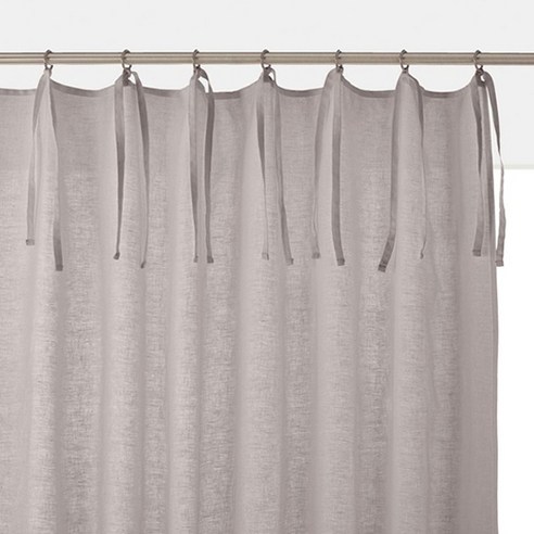 라흐두뜨 린넨 믹스 커튼 타이탑 F709266, taupe brown