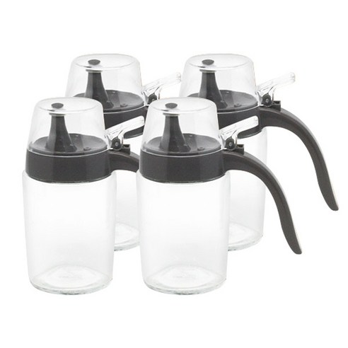 시노글라스 뉴 원터치 오일병 다크그레이, 250ml, 4개입