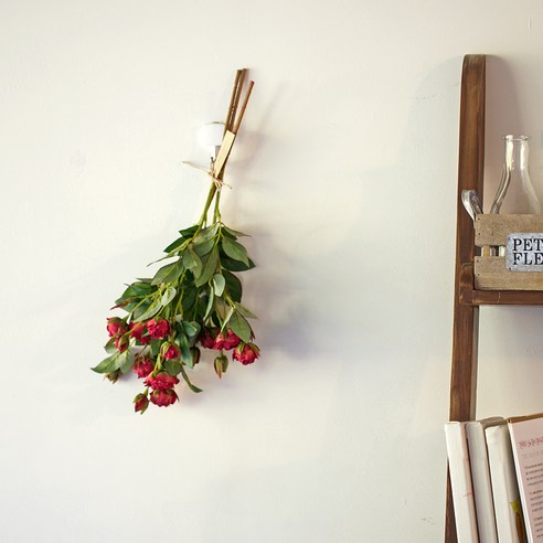 아티파티 인테리어 조화 특별한 선물 꼬마장미 43cm, 레드