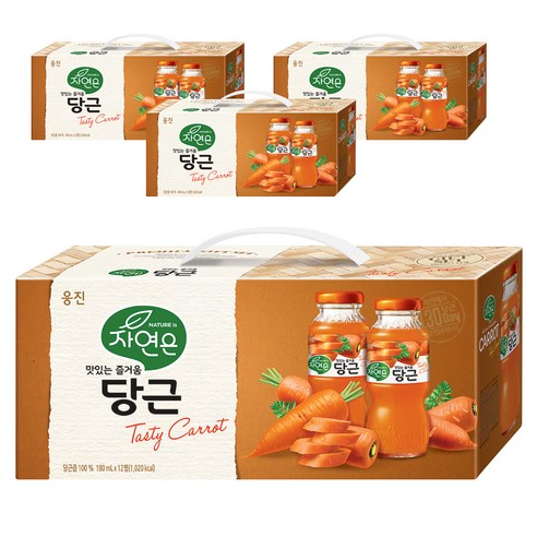 자연은 당근 음료, 180ml, 48개입
