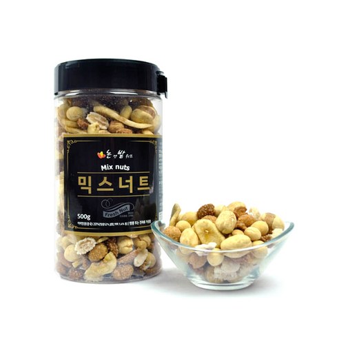 논앤밭위드 하루신선견과 믹스너트 대, 500g, 2개
