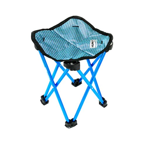 HUMONT-폴딩의자 중 의자 등산의자 휴대용의자 캠핑의자 접이식의자, 블루, 1개