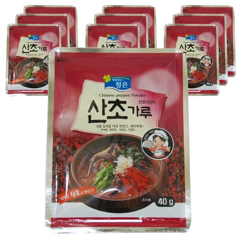 청은 산초가루, 40g, 10개