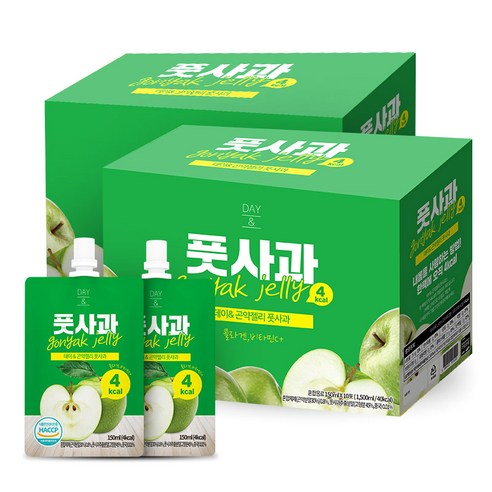 데이앤 풋사과 곤약젤리, 20개