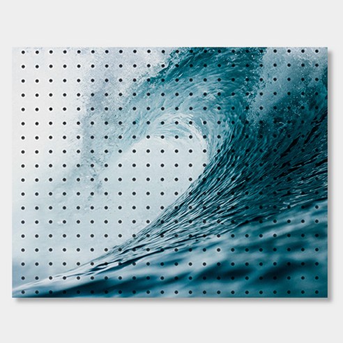 앤비커머스 인테리어타공판 600 x 500 mm, 1개, 파도파도